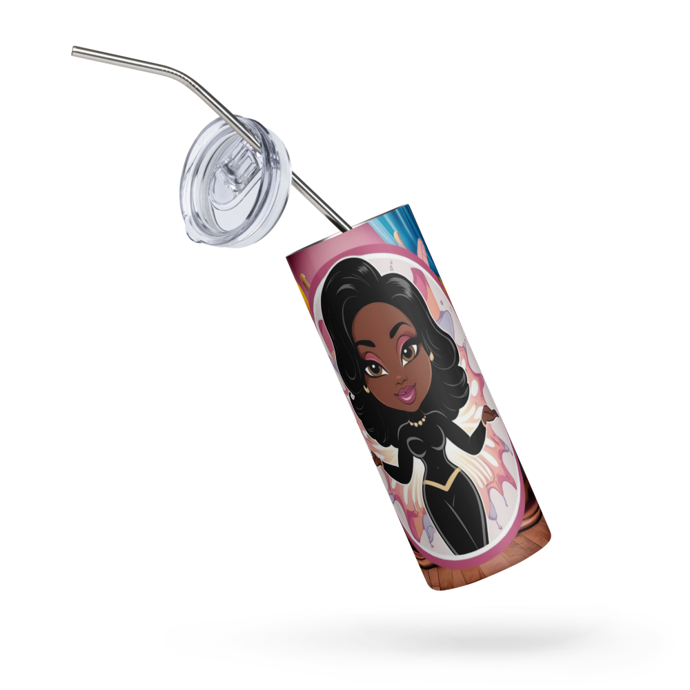Her Power, Her Voice Metal Tumbler image 6