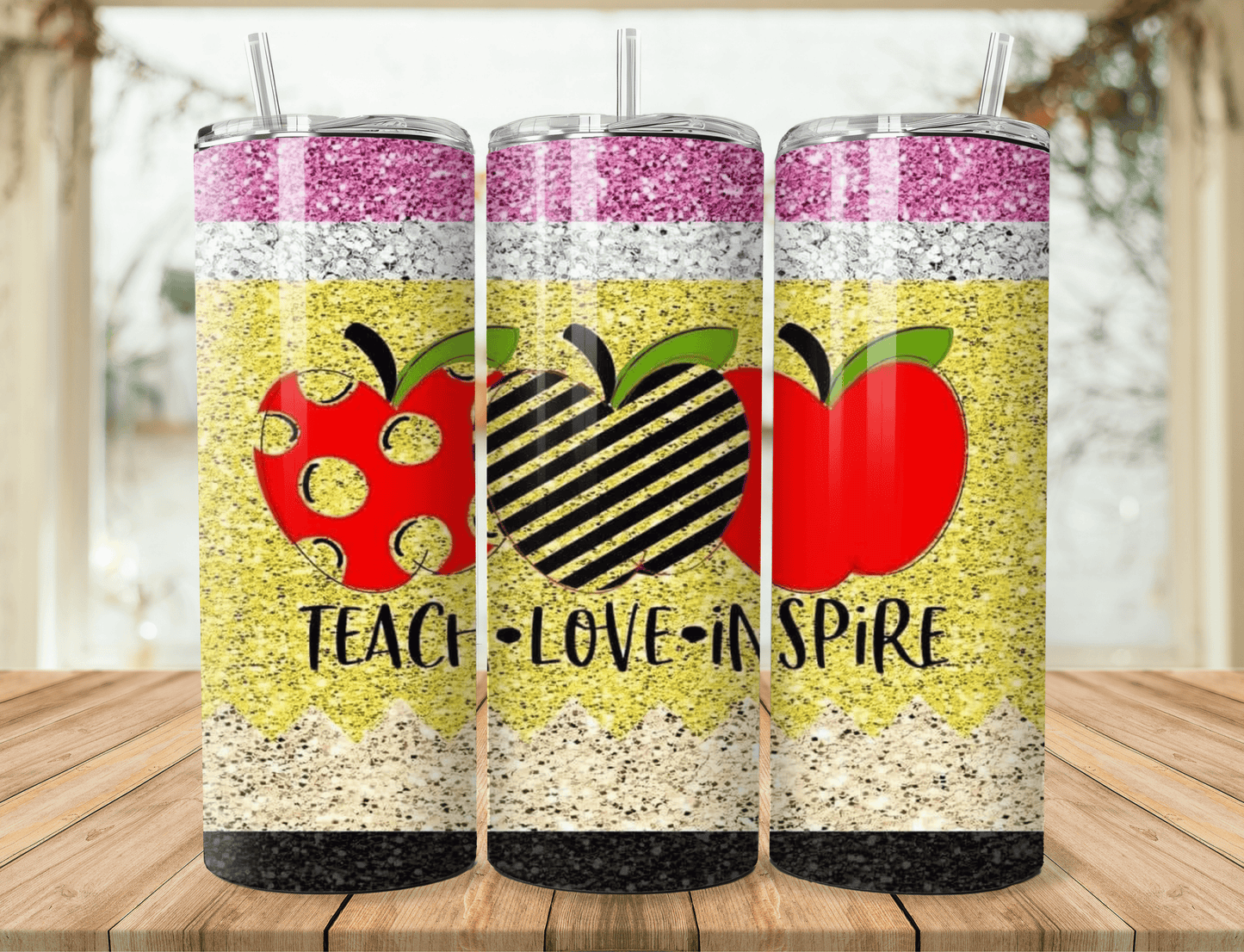Teacher-Themed Stainless Steel Tumbler – Thoughtful & Colorful Gift