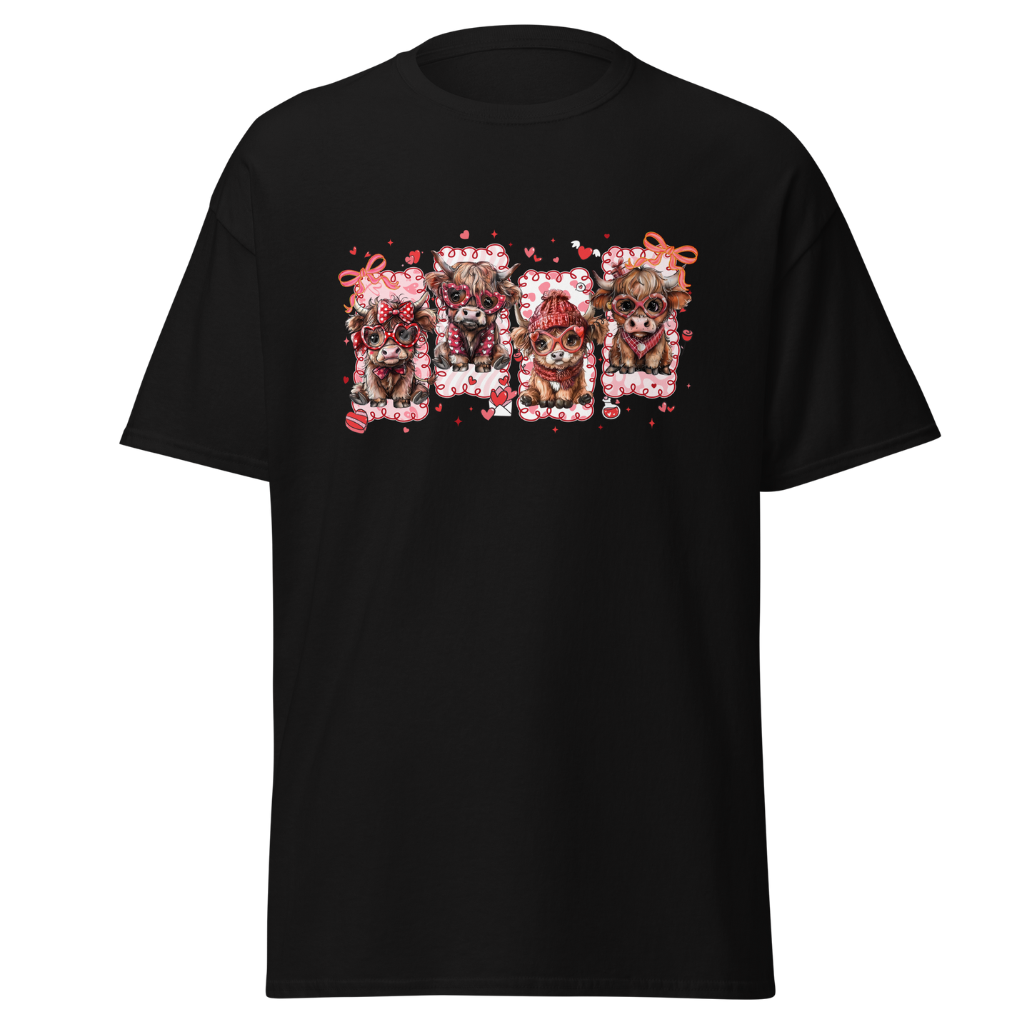 Cute Valentine Cow T-Shirt | Unisex Graphic Tee