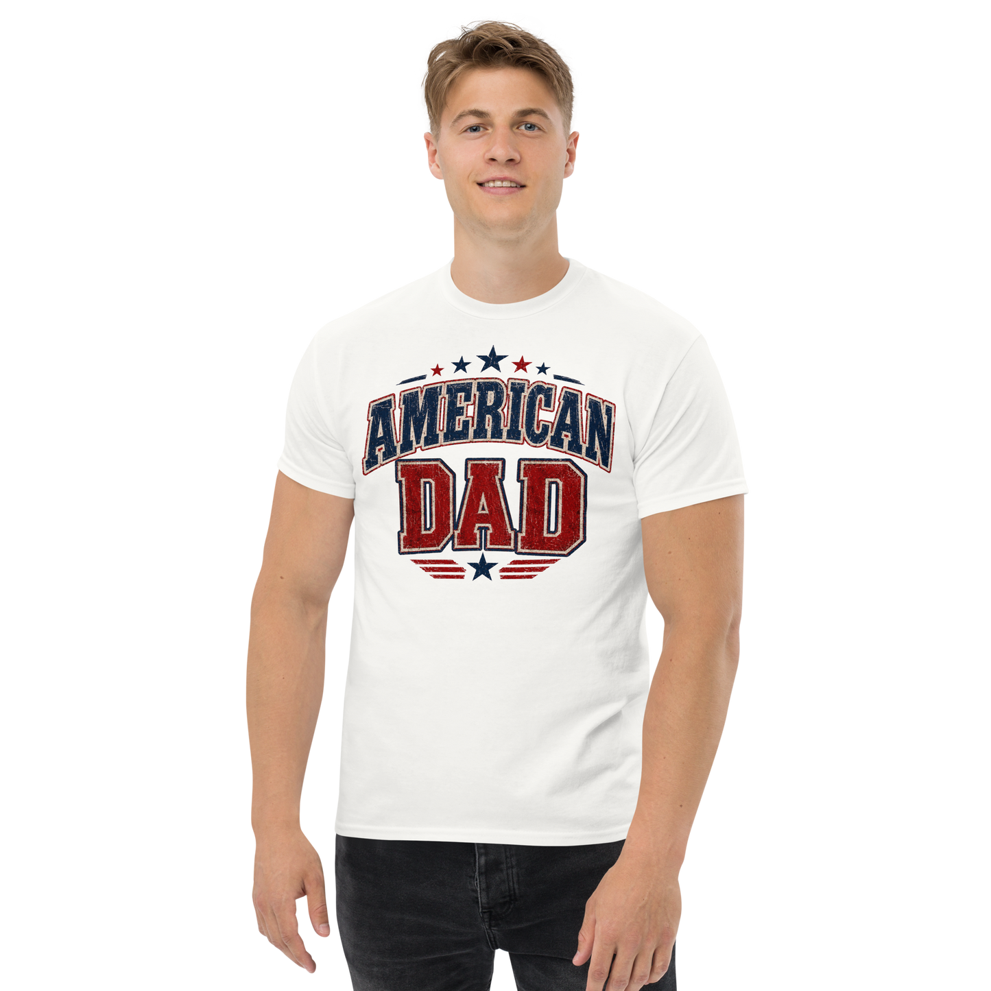 American Dad Patriotic T-Shirt – Perfect Gift for Father’s Day