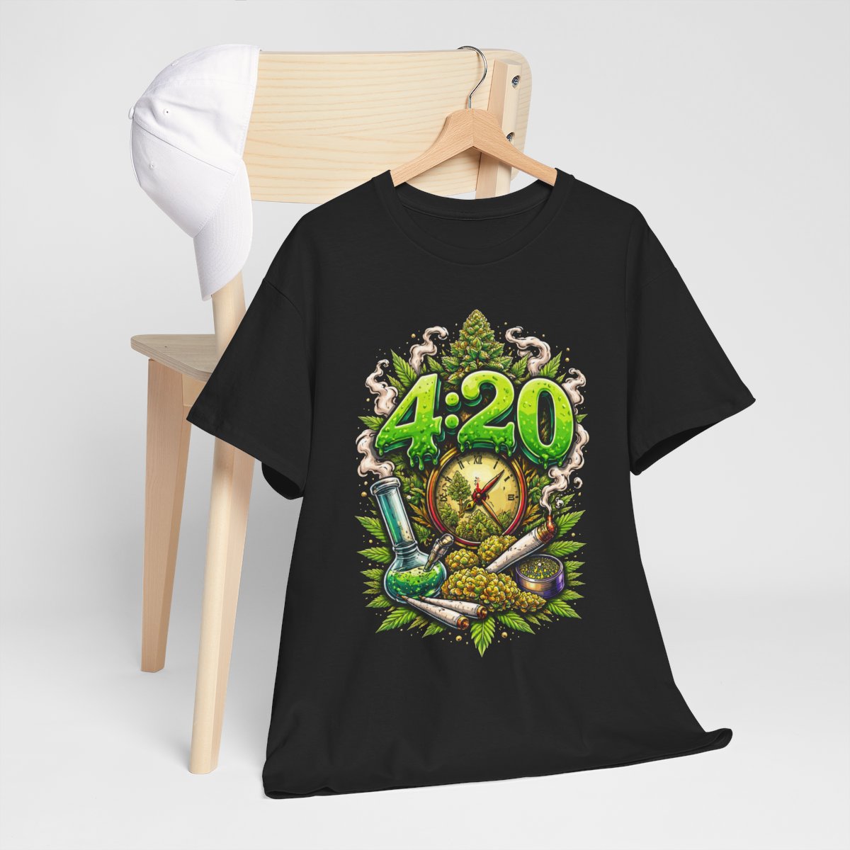 420 Graphic T-Shirt – Streetwear Cannabis Tee | Bold Stoner Art Shirt | Unisex Premium Tee