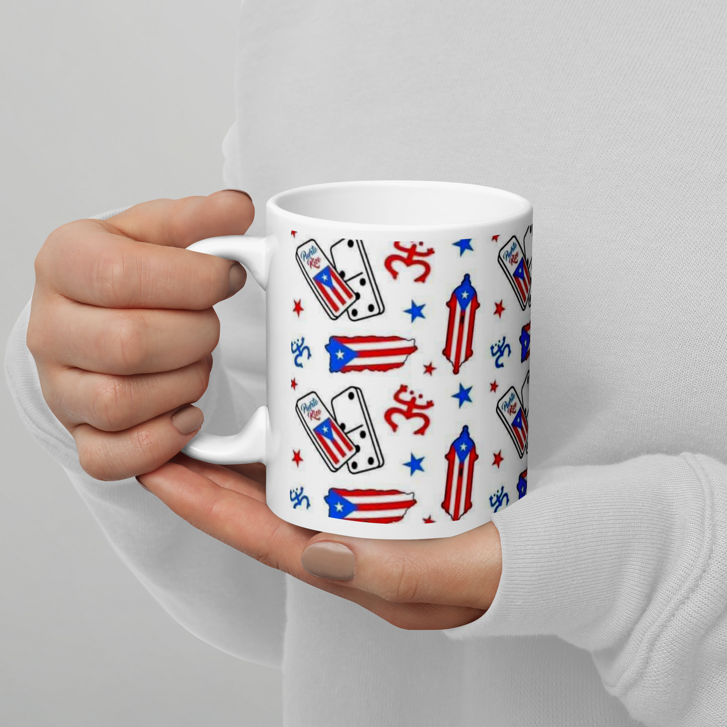 Puerto Rico Domino Culture Coffee Mug – 11oz Ceramic Boricua Mug