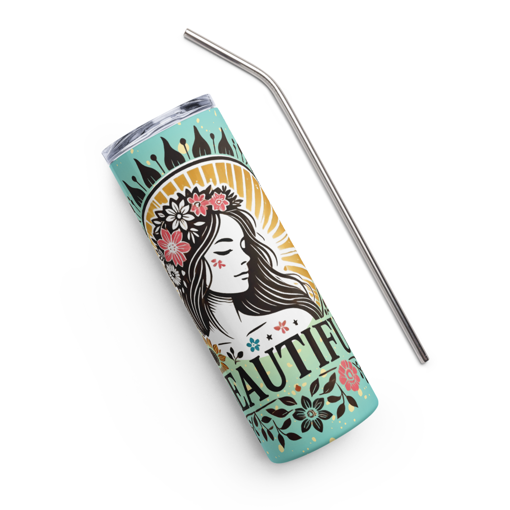Woman, Beautiful Statement Tumbler image 3