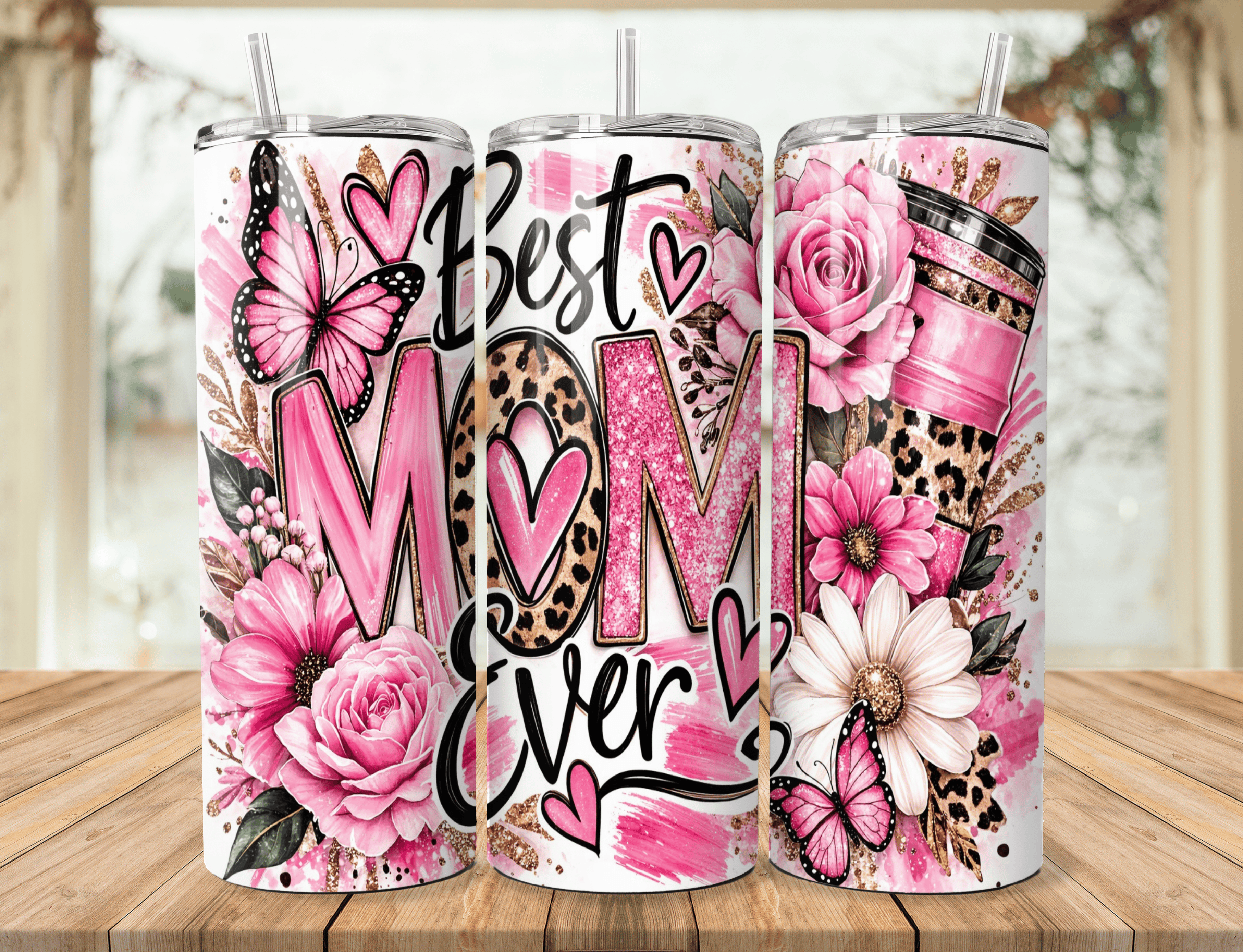 Best Mom Ever Tumbler – 20oz Stainless Steel Mom Gift Cup