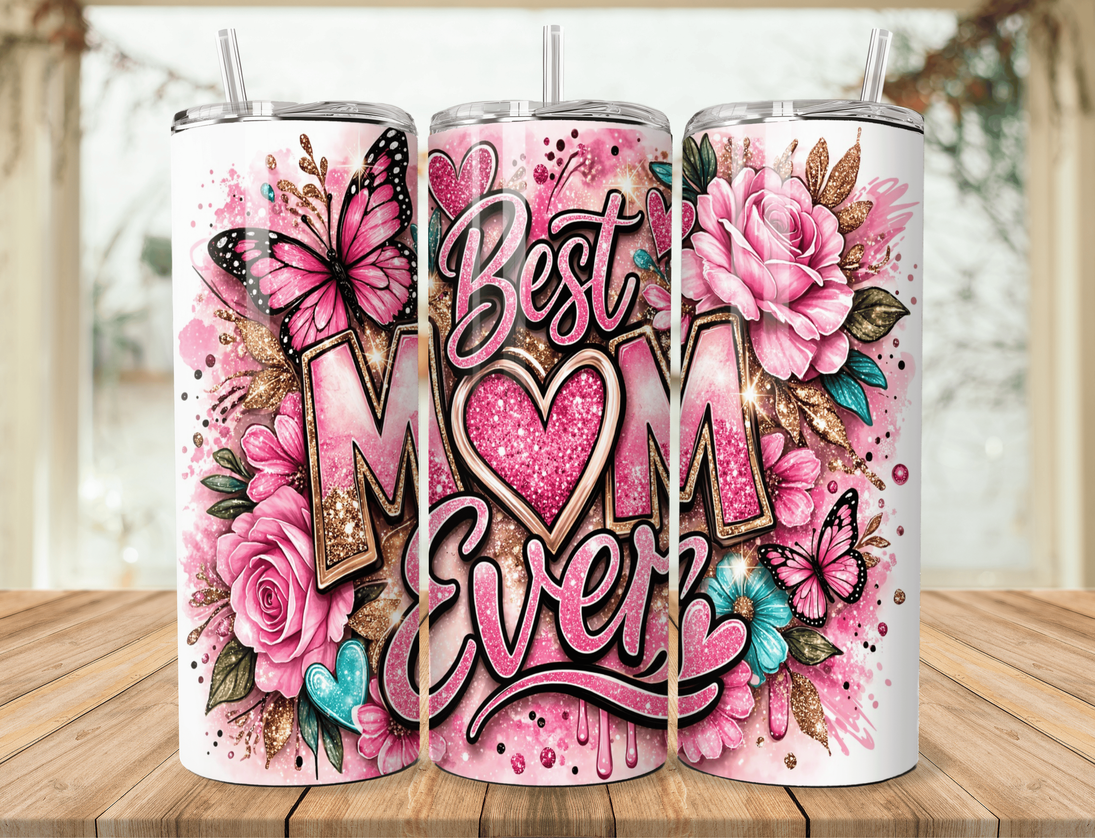 Best Mom Ever Tumbler – 20oz Stainless Steel Mom Gift Cup