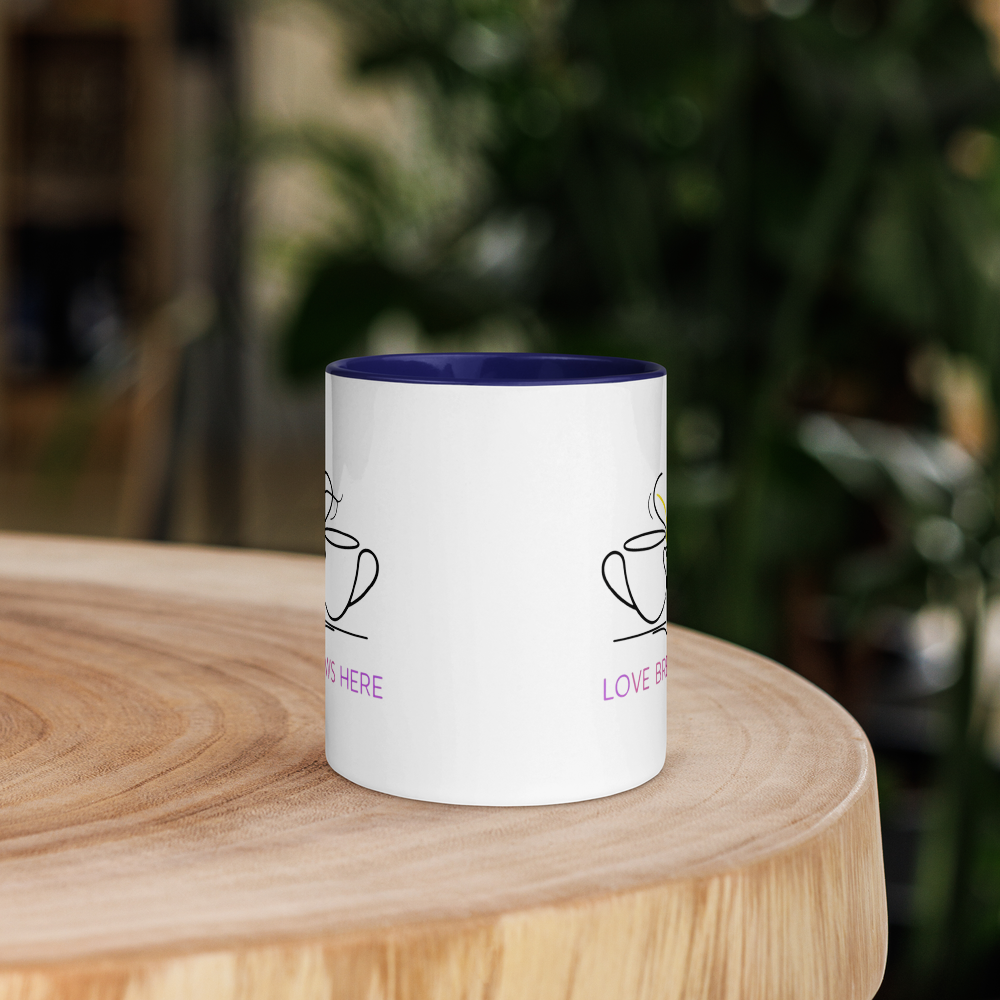 Love Brews Here - Colored Mug image 3
