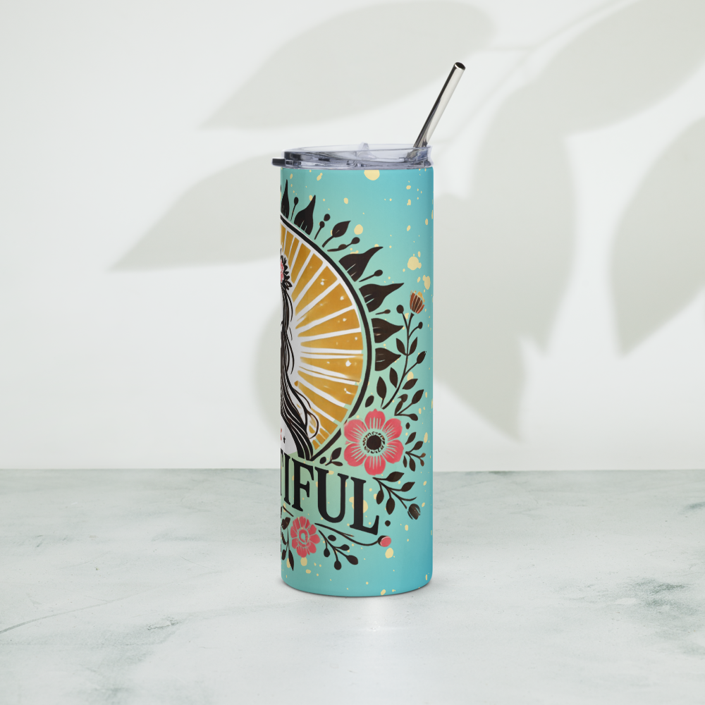 Woman, Beautiful Statement Tumbler image 1