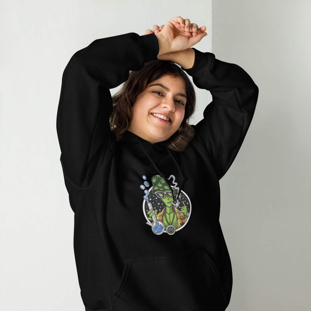 Alien Smoking Hoodie image 9