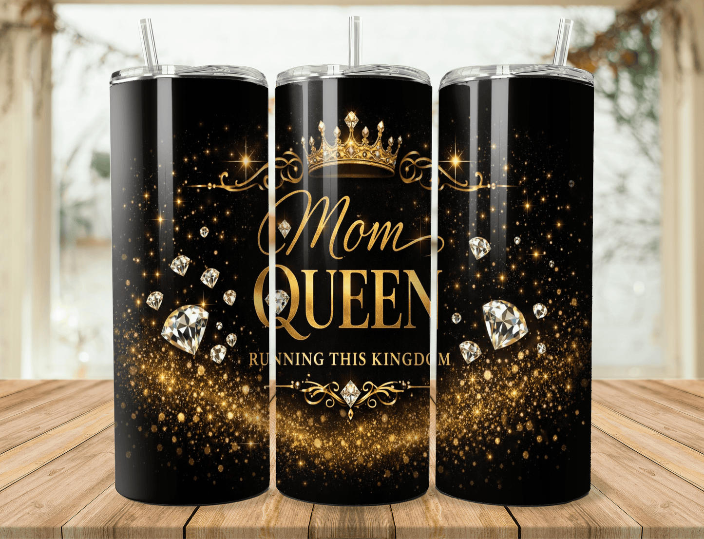 Mom Queen – Running This Kingdom” 20oz Tumbler