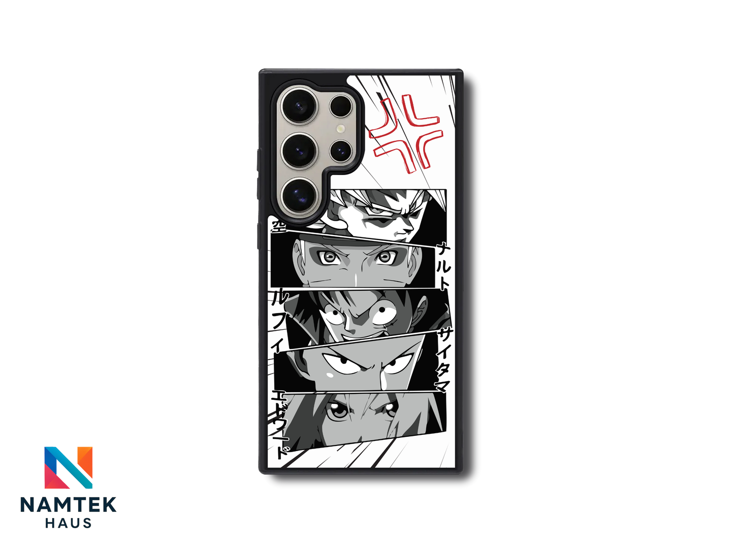 Legendary Anime Heroes Phone Case – Iconic Anime Crossover Design