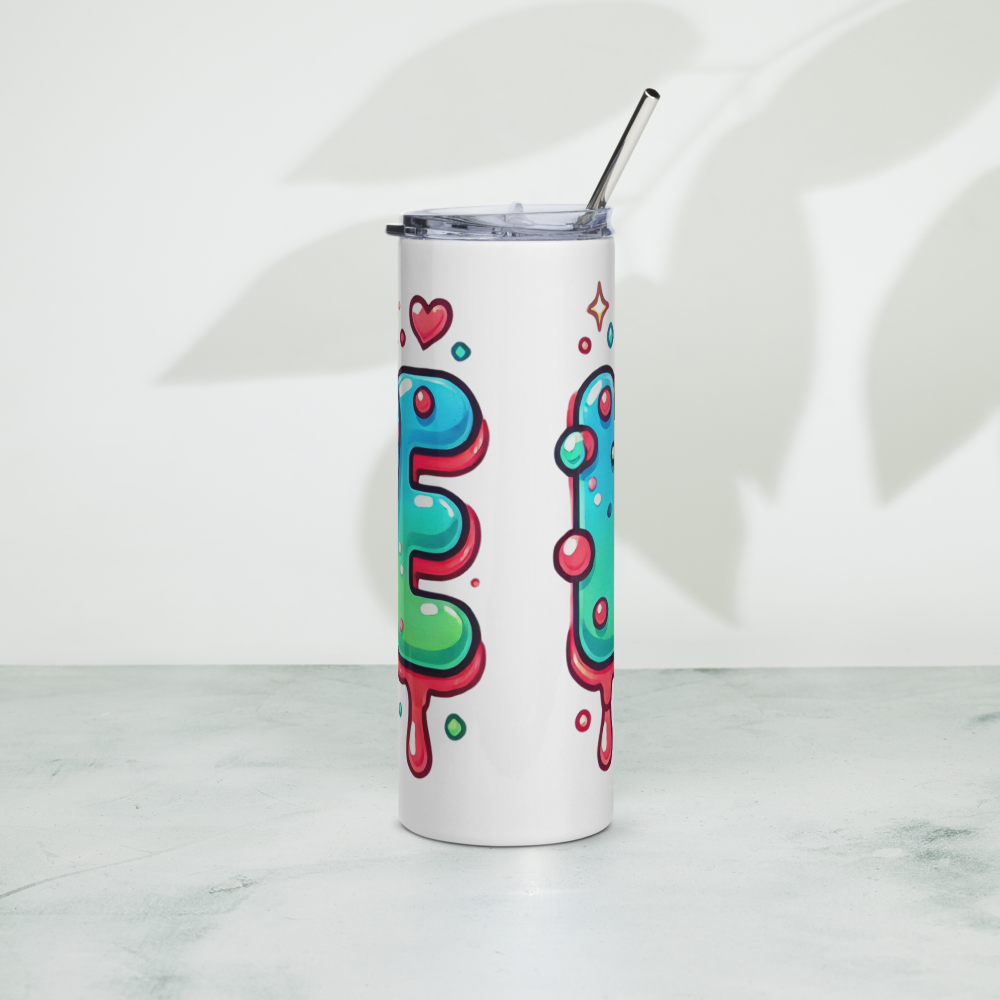 Love (Dripping Colors Design) Tumbler image 4