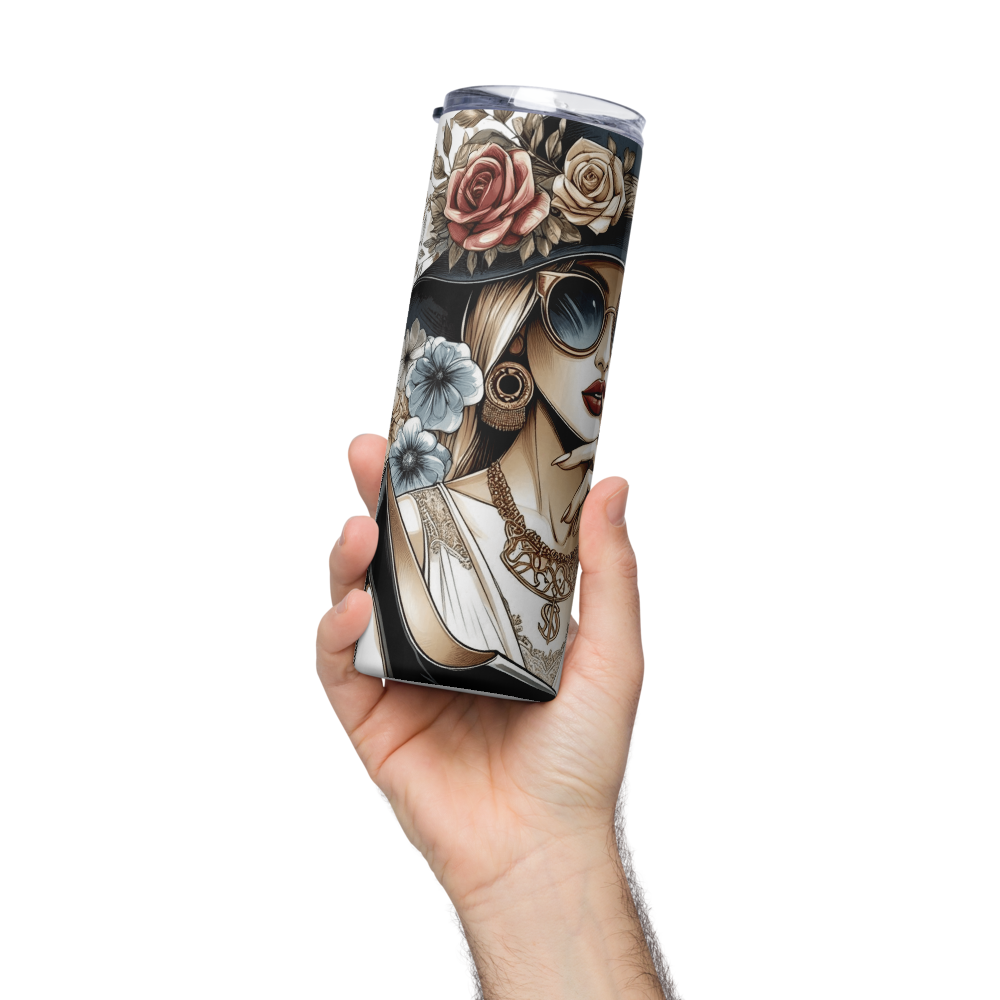 Vintage Elegant Woman Tumbler image 5