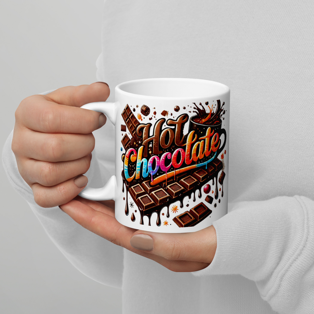 Hot Chocolate Design - White Mug image 7