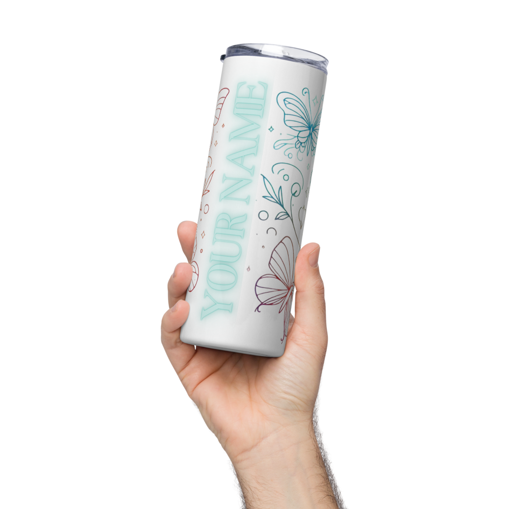 Personalized Butterfly Tumbler image 2