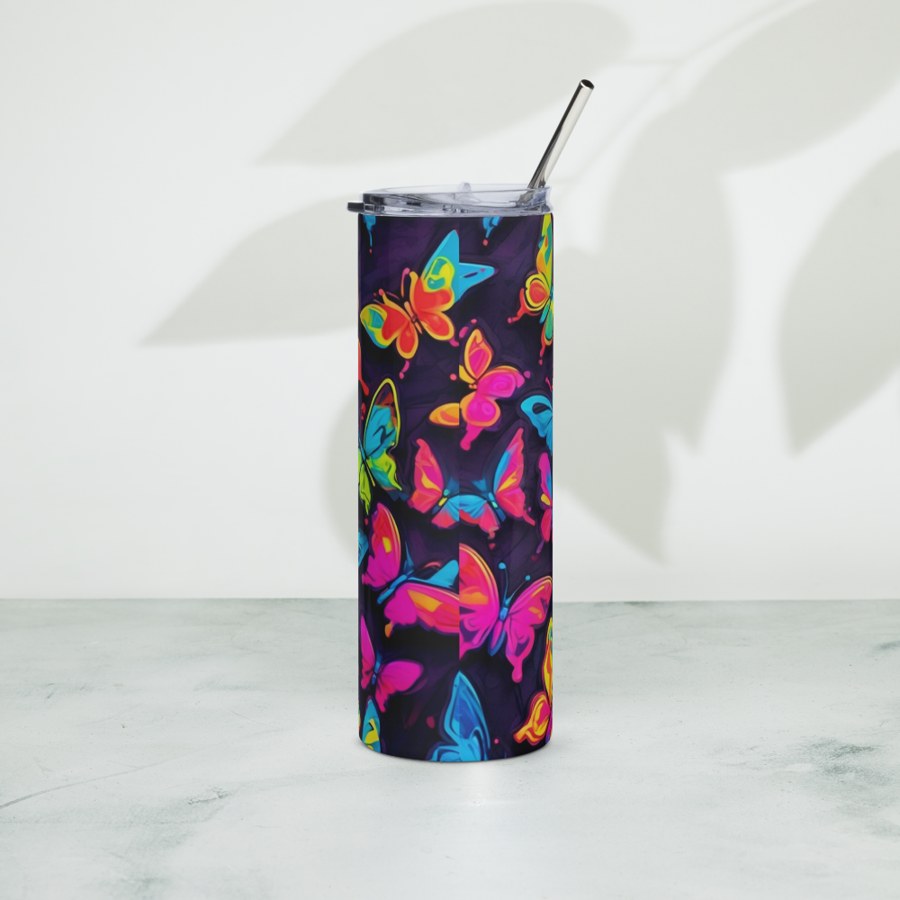 Butterfly Metal Tumbler image 1