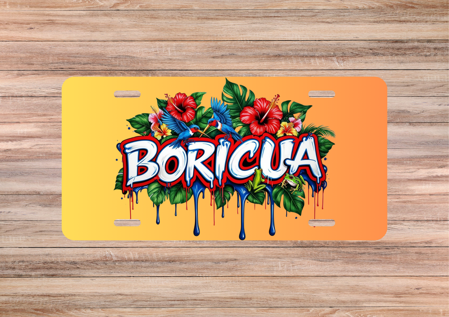 Boricua License Plate image 0