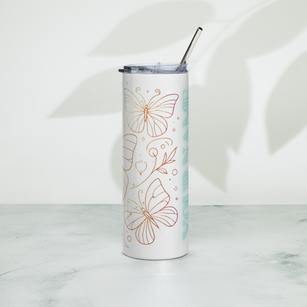 Personalized Butterfly Tumbler image 4