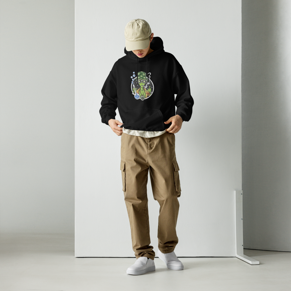 Alien Smoking Hoodie image 2