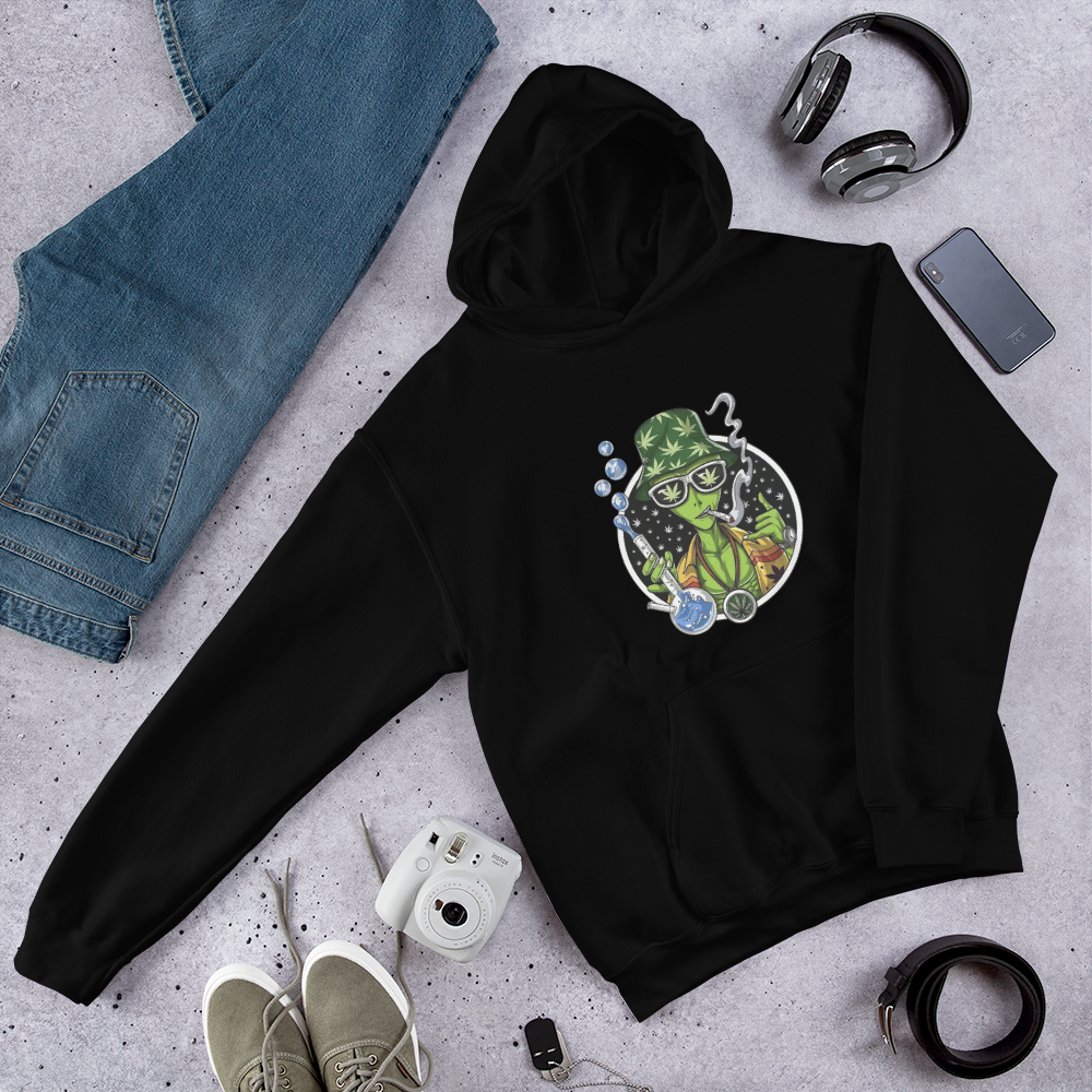 Alien Smoking Hoodie image 4