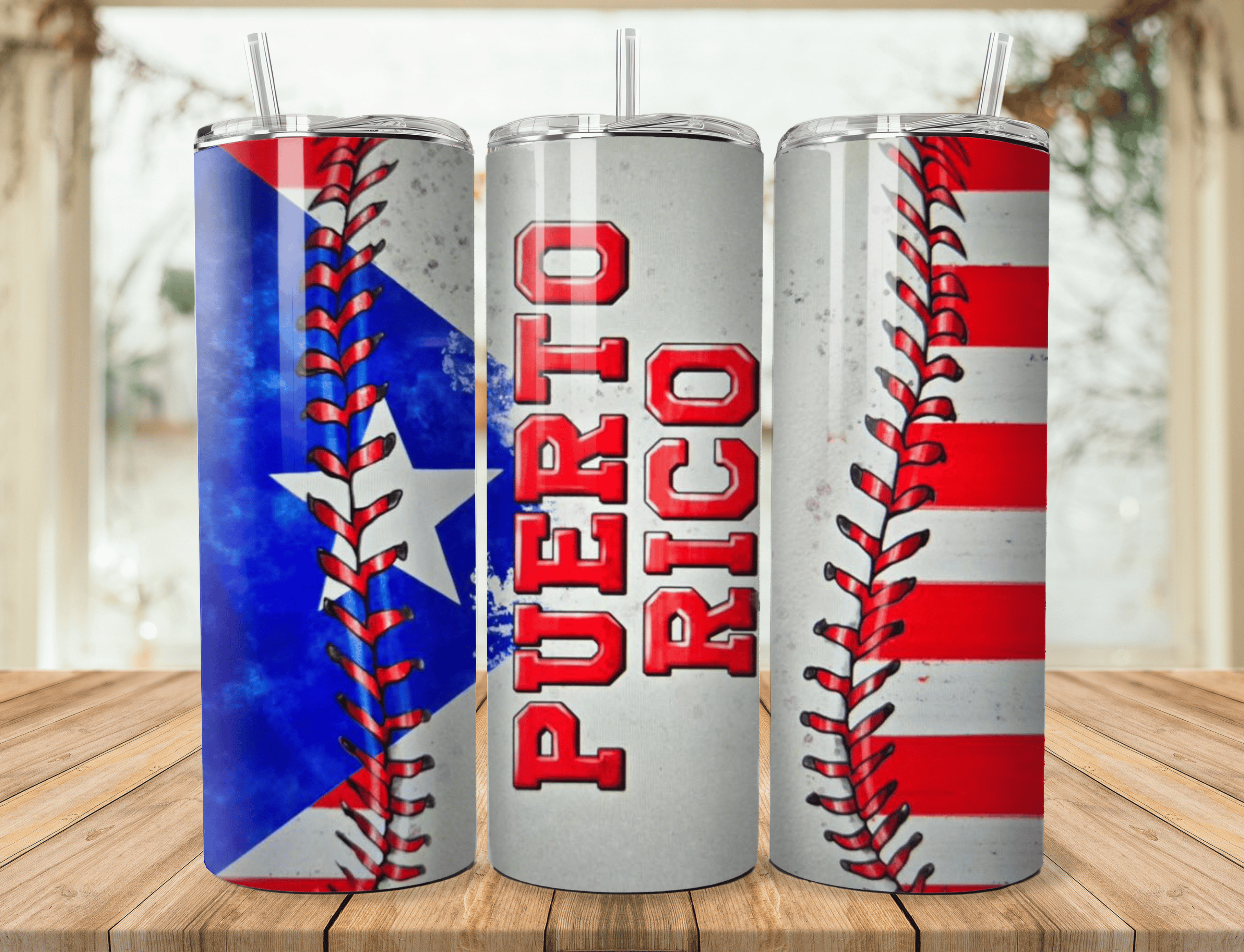 Tumbler Diseño Puerto Rico – 20oz