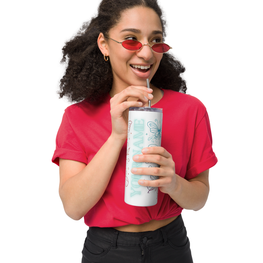 Personalized Butterfly Tumbler image 3