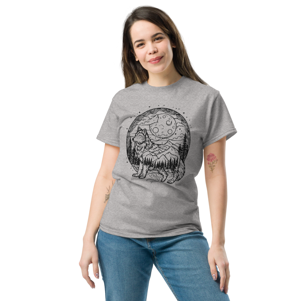 Enchanted Wolf T-Shirt image 2