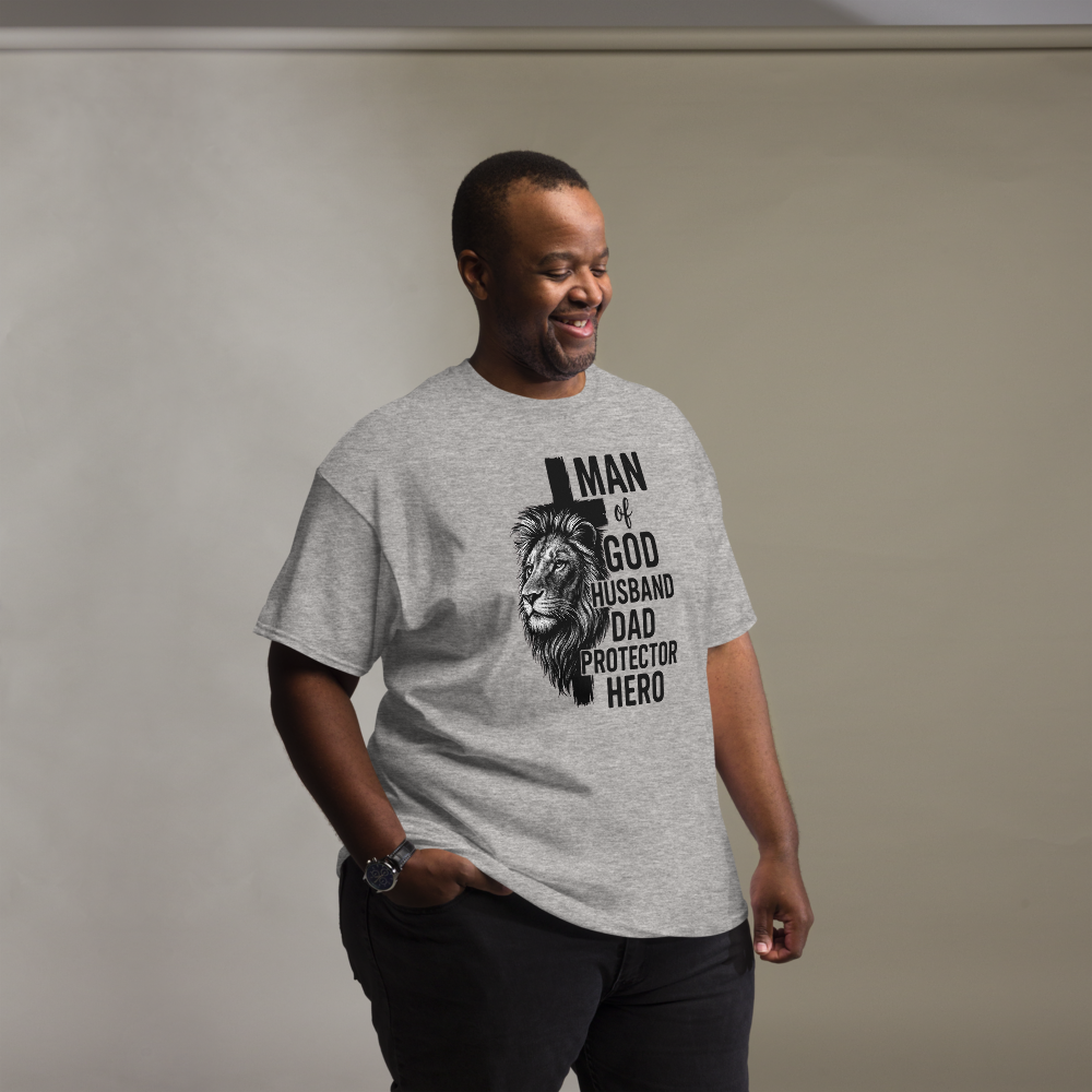 Classic Tee – "Man of God" Design image 5