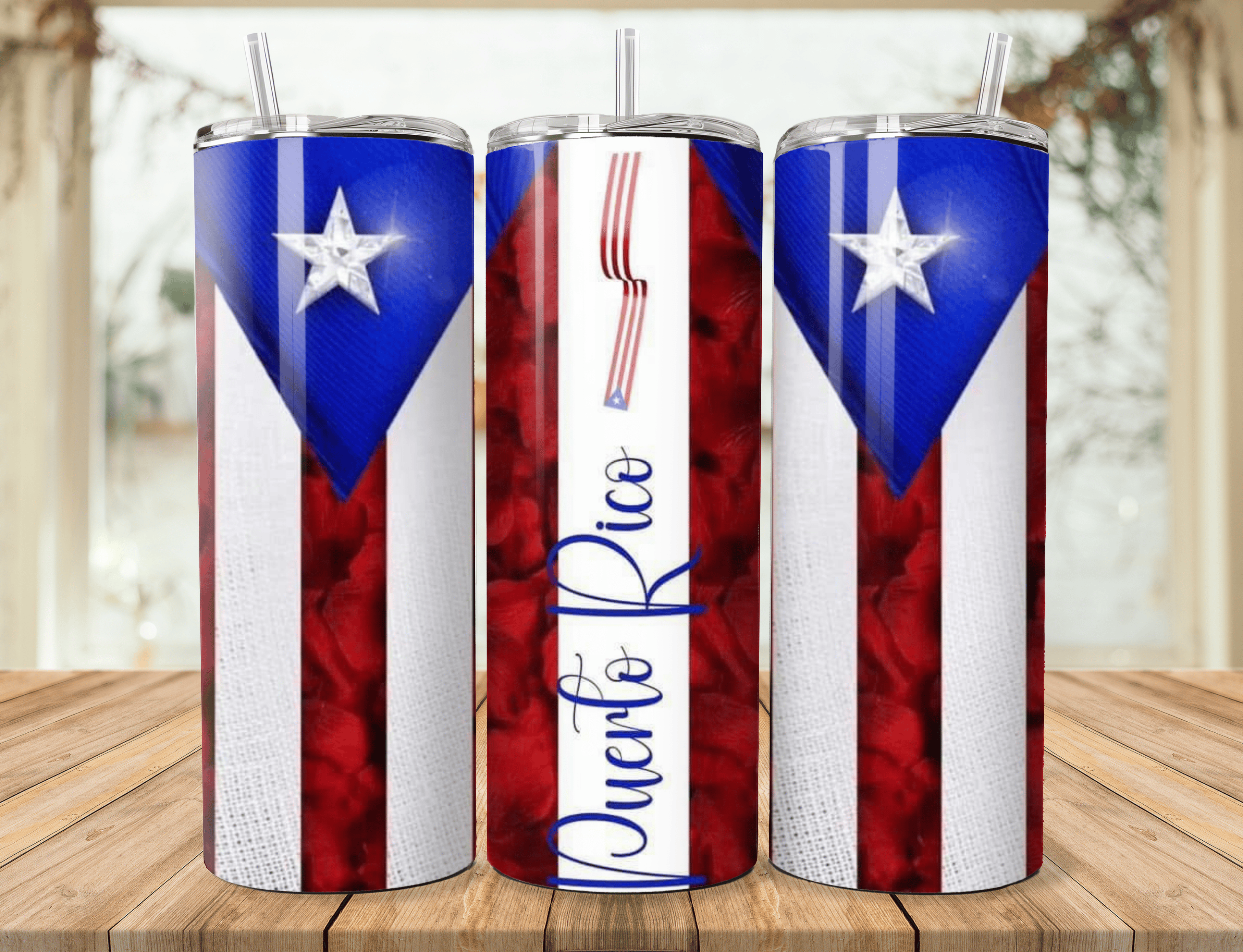 Tumbler Diseño Puerto Rico – 20oz