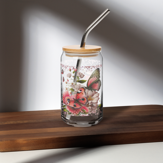 Positivity Glass Cup w/Lid image 0