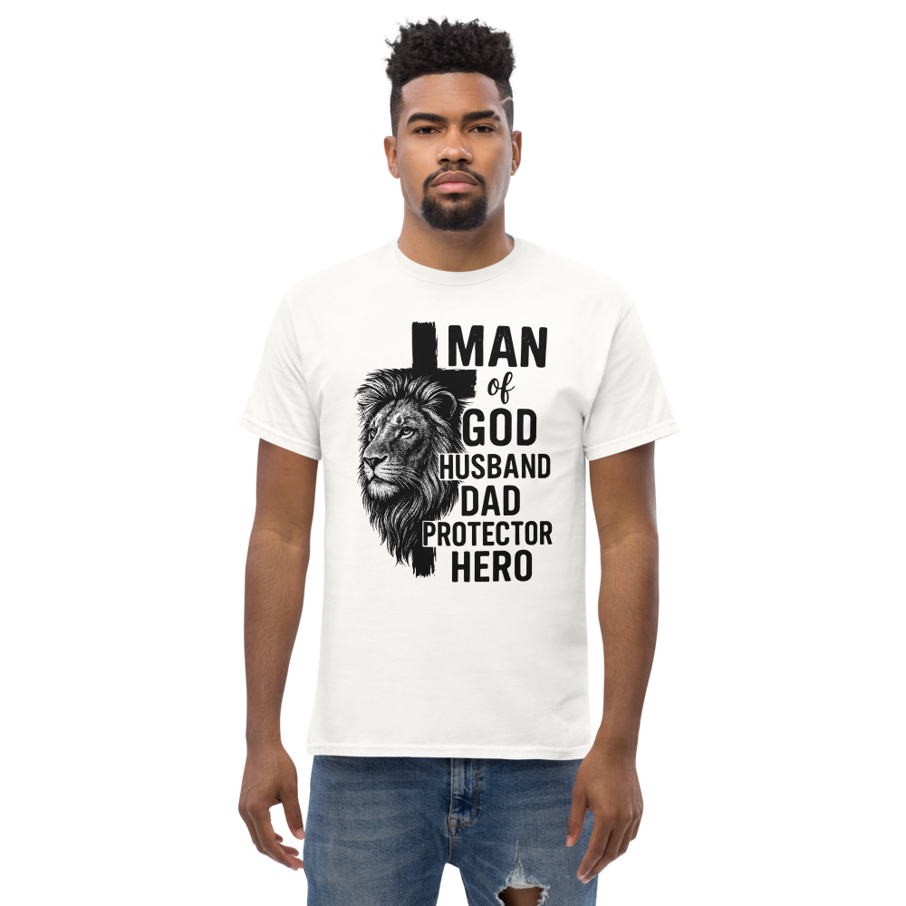 Classic Tee – "Man of God" Design image 2