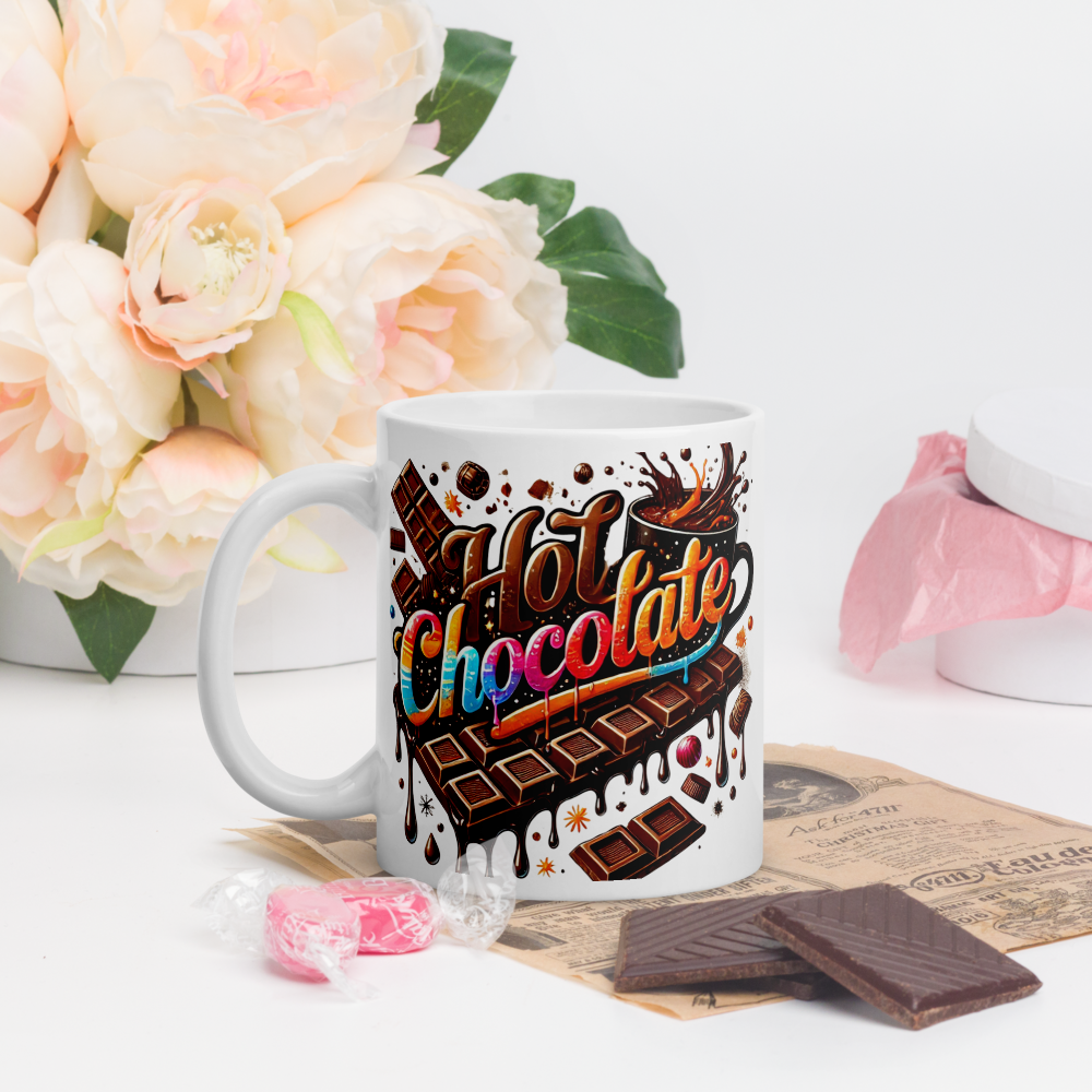 Hot Chocolate Design - White Mug image 2