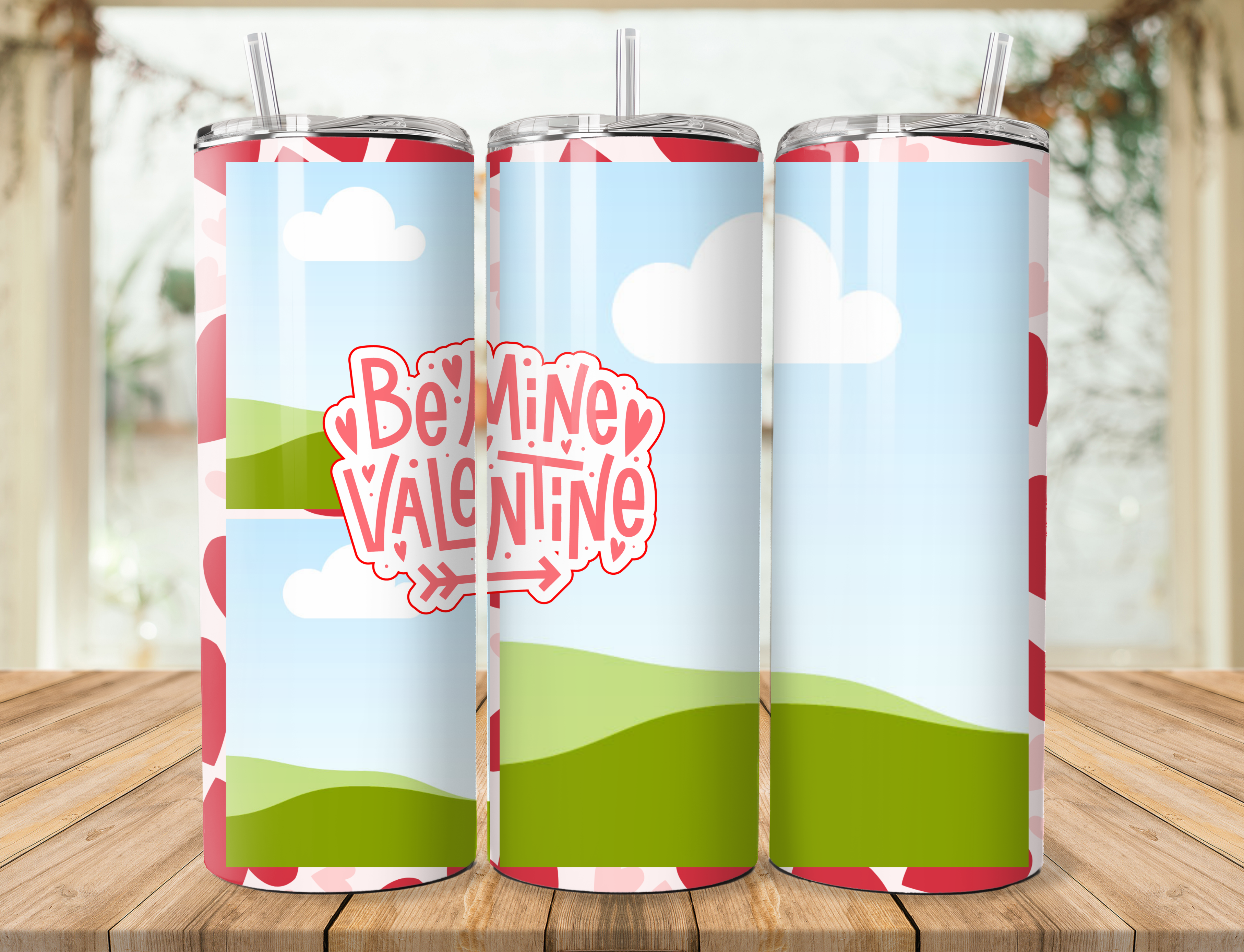 Personalized Be Mine Valentine Tumbler – Cute Valentine’s Day Stainless Steel Cup