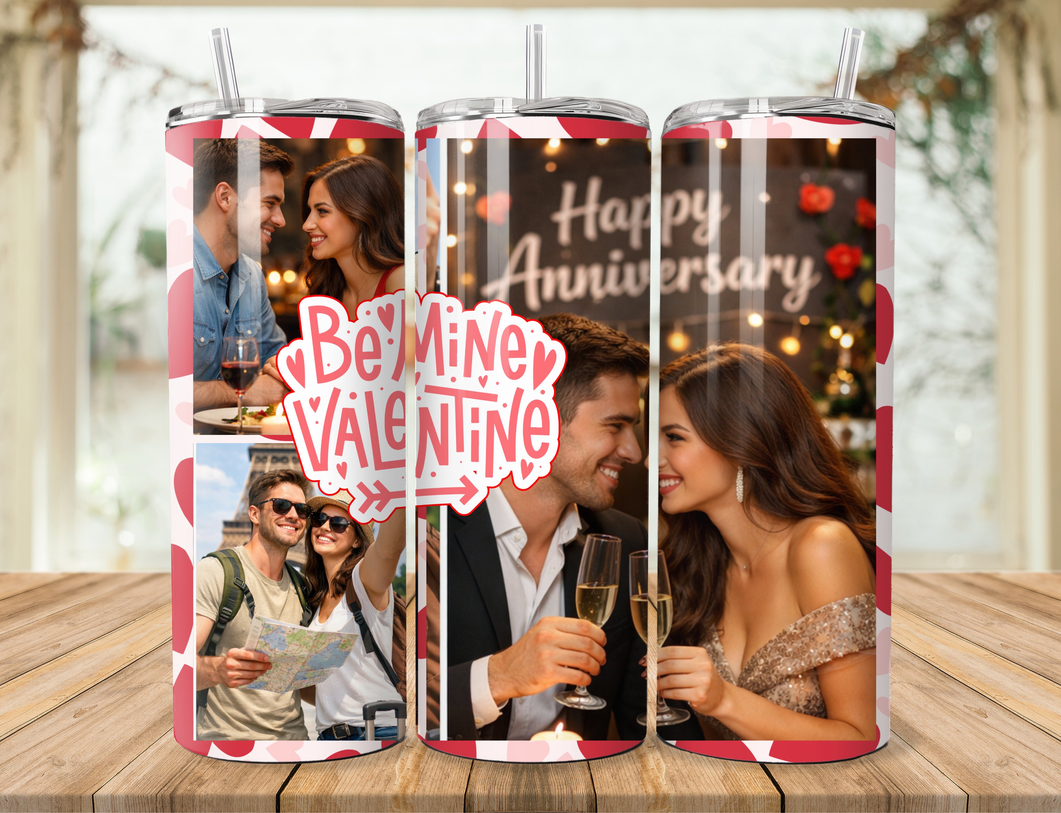 Personalized Be Mine Valentine Tumbler – Cute Valentine’s Day Stainless Steel Cup