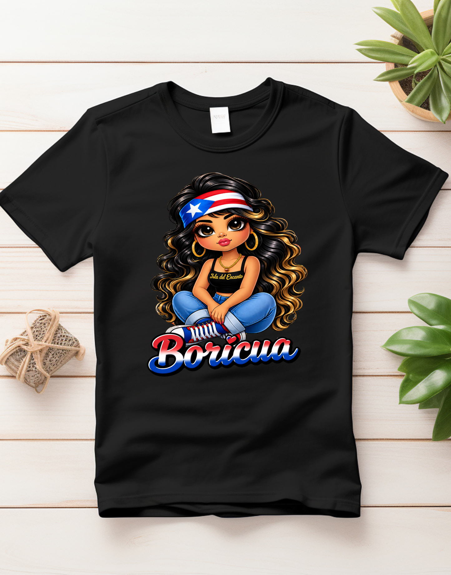 Boricua Girl Puerto Rico T-Shirt – Puerto Rican Pride Graphic Tee 🇵🇷