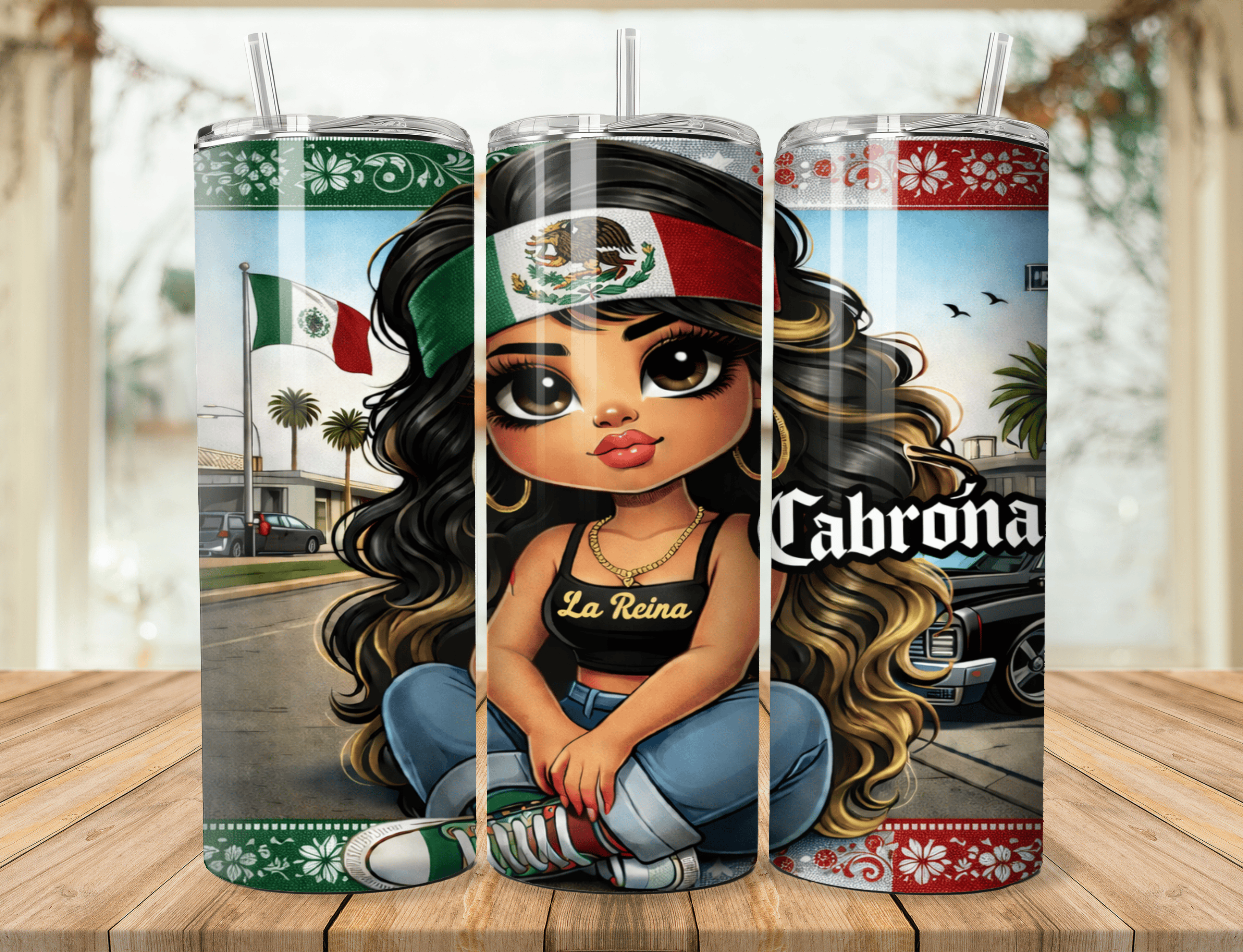 Muñeca Chibi – Edición Latina / Cultura & Actitud 20oz Tumbler