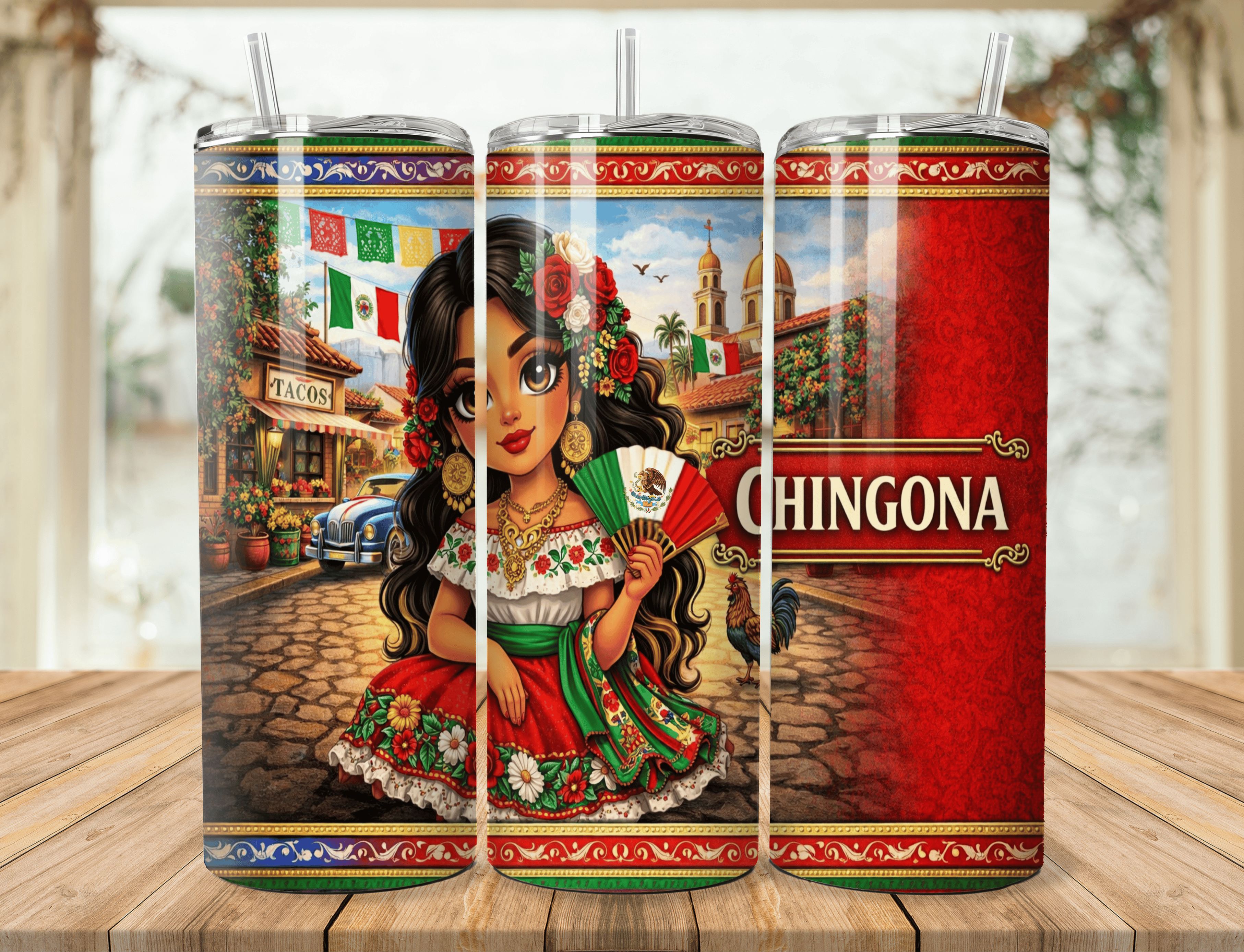 Muñeca Chibi – Edición Latina / Cultura & Actitud 20oz Tumbler