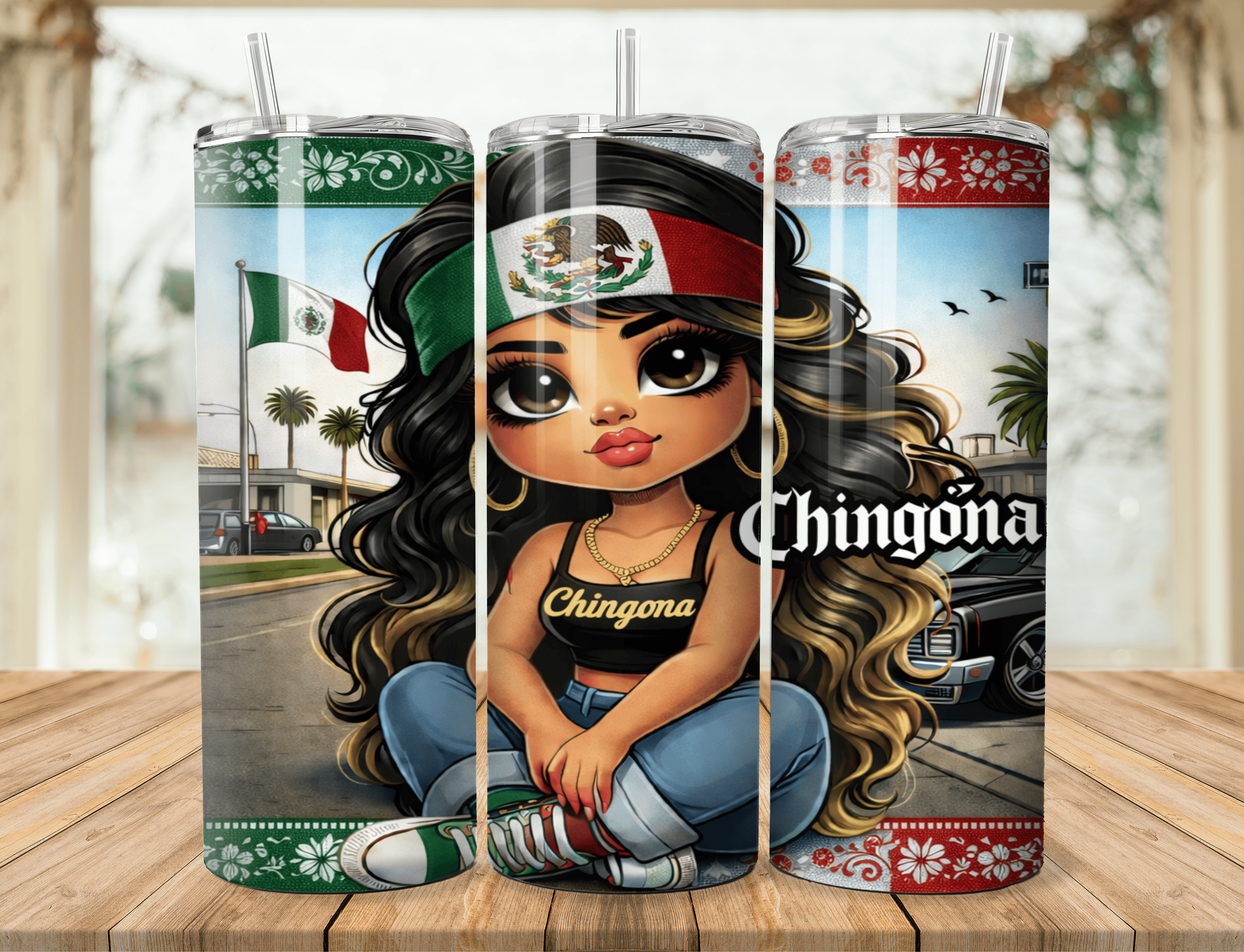 Muñeca Chibi – Edición Latina / Cultura & Actitud 20oz Tumbler