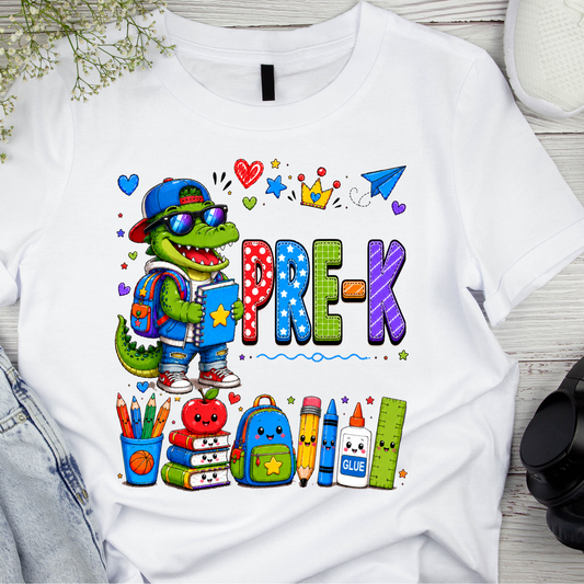 Cool Crocodile Back to School Kids T-Shirt