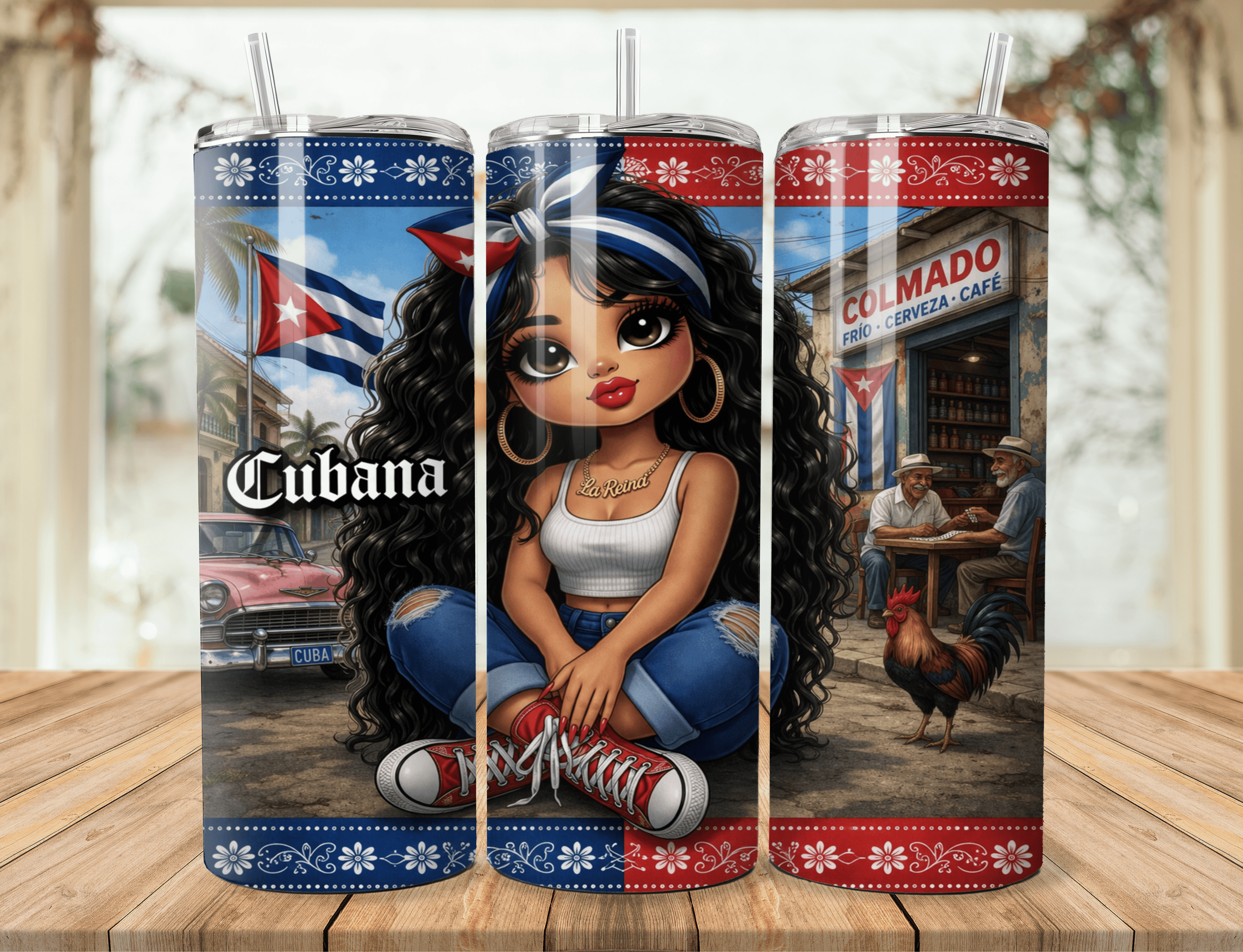 Muñeca Chibi – Edición Latina / Cultura & Actitud 20oz Tumbler
