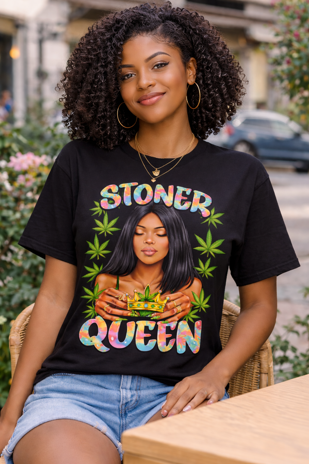 Stoner Queen – Cannabis Graphic T-Shirt