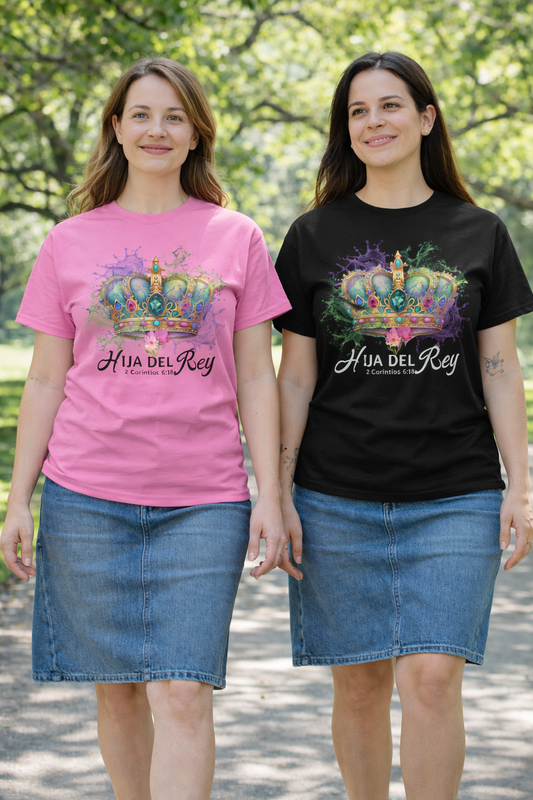 Camiseta “Hija del Rey” – 2 Corintios 6:18