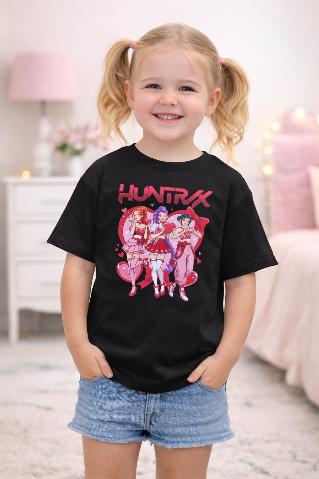 Kids “HUNTRX” Graphic T-Shirt – Fun & Stylish Design