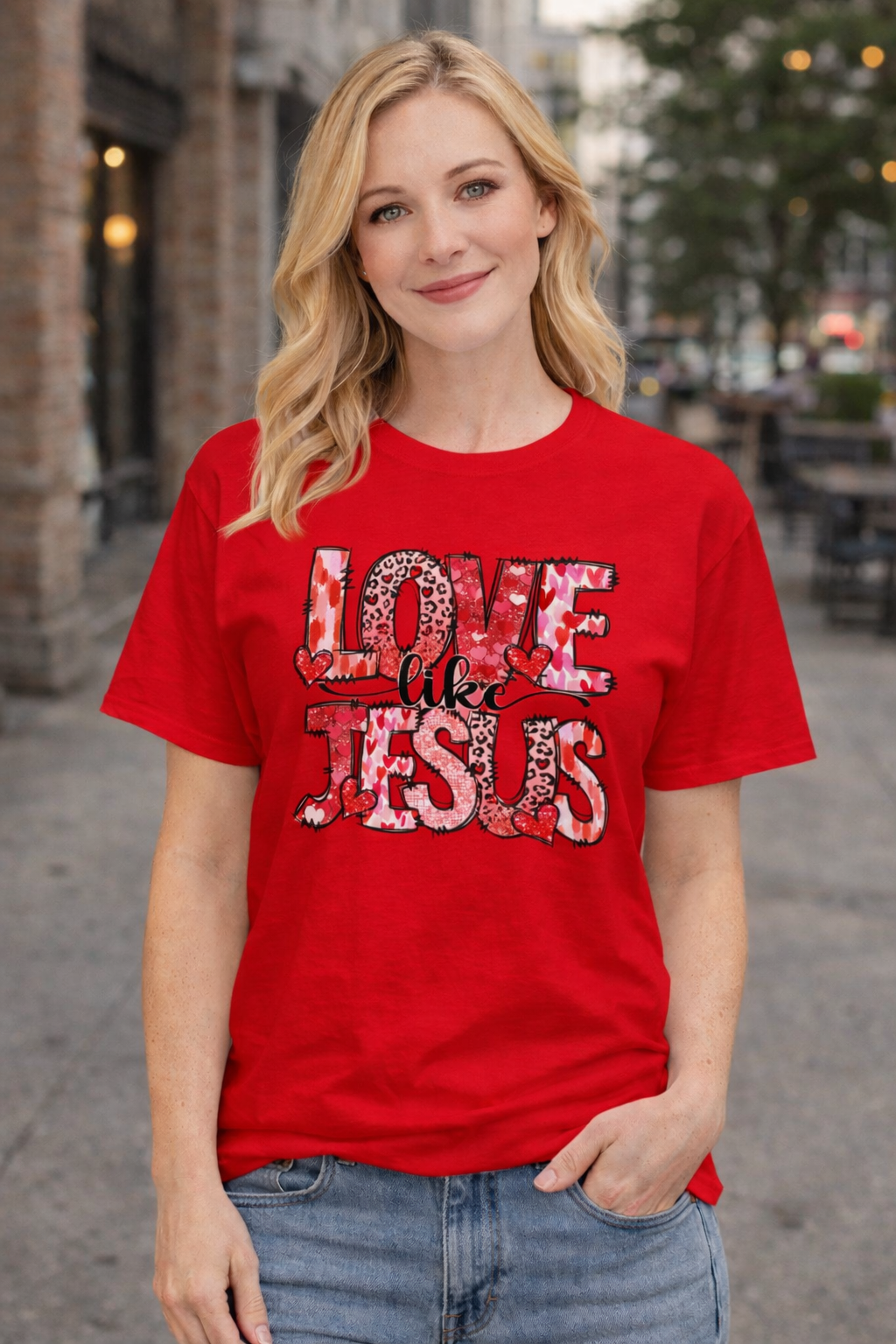 Love Like Jesus Valentine’s Day T-Shirt