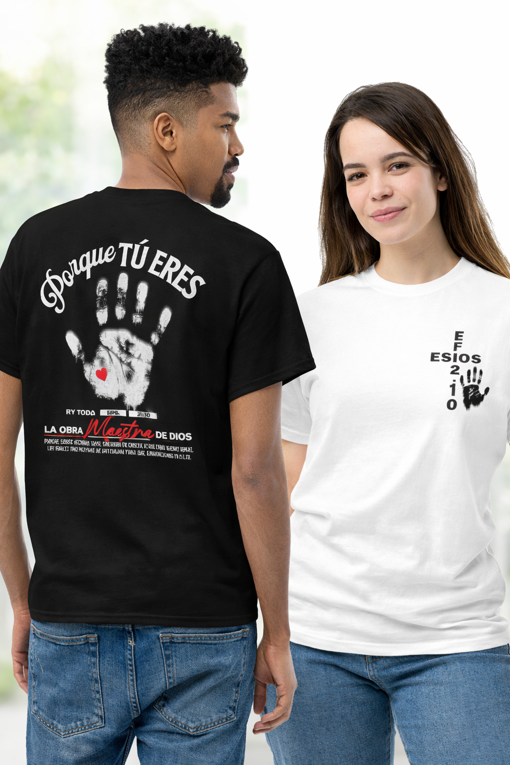 Camiseta “Porque Tú Eres la Obra Maestra de Dios” – Efesios 2:10