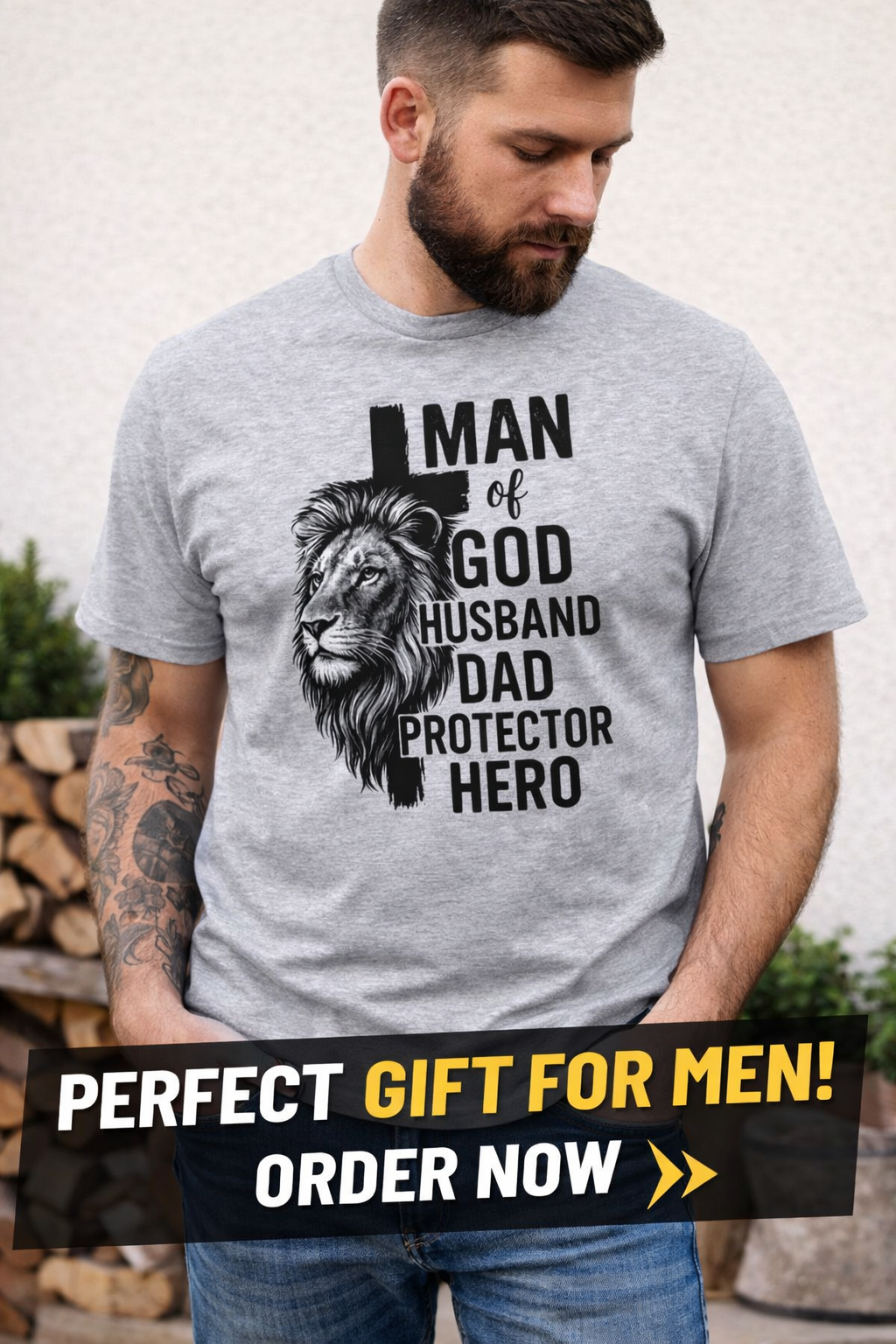 Classic Tee – "Man of God" Design