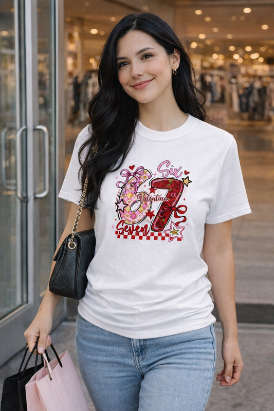 Sweet Valentine “Six, Seven” Graphic T-Shirt – Unisex Tee