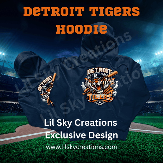 Detroit Tigers Navy Blue Hoodie – Bold Baseball Fan Apparel