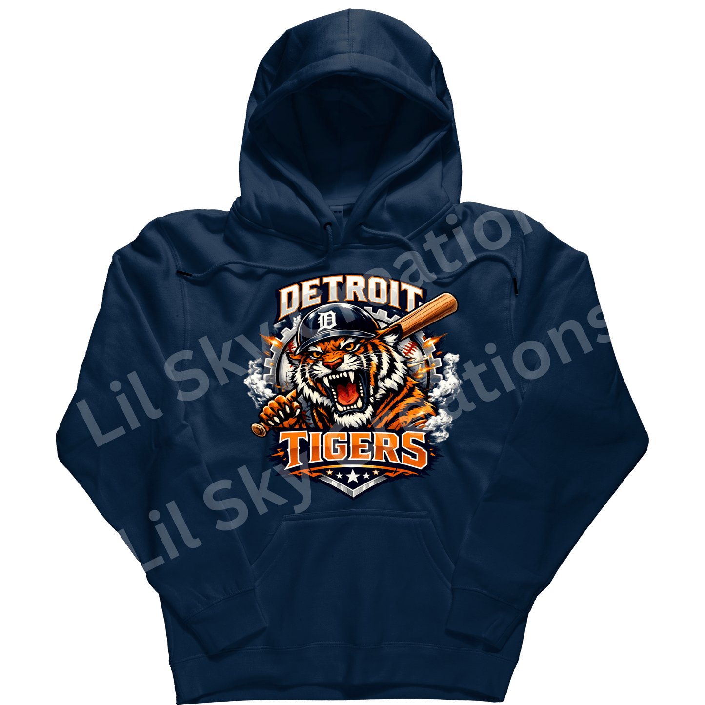 Detroit Tigers Navy Blue Hoodie – Bold Baseball Fan Apparel
