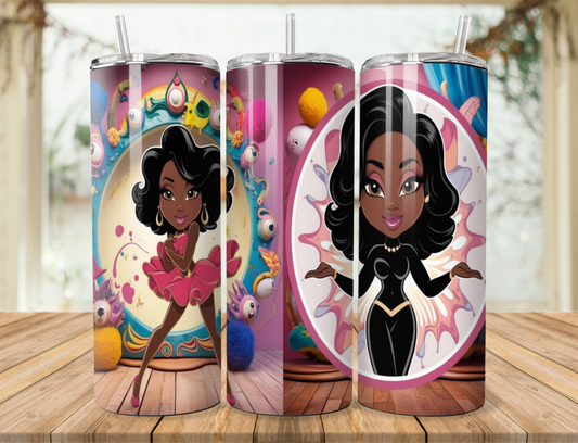 Her Power, Her Voice Metal Tumbler