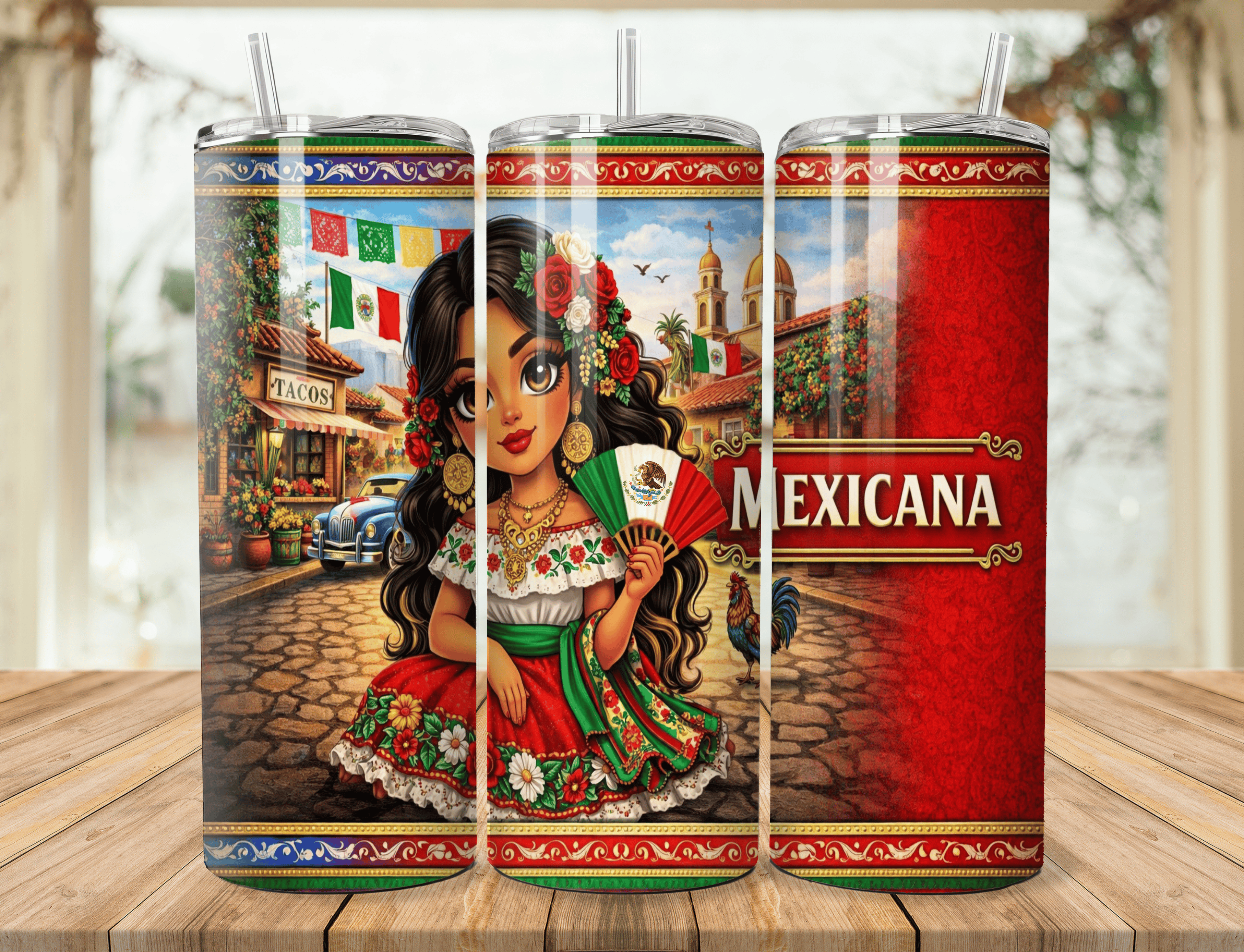 Muñeca Chibi – Edición Latina / Cultura & Actitud 20oz Tumbler